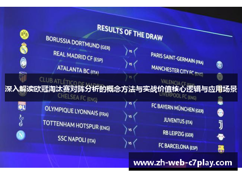 深入解读欧冠淘汰赛对阵分析的概念方法与实战价值核心逻辑与应用场景 深入解读欧冠淘汰赛对阵分析的概念方法与实战价值核心逻辑与应用场景
